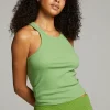 Cheap August Piquant Green Tank Top Women Loungewear | Tops