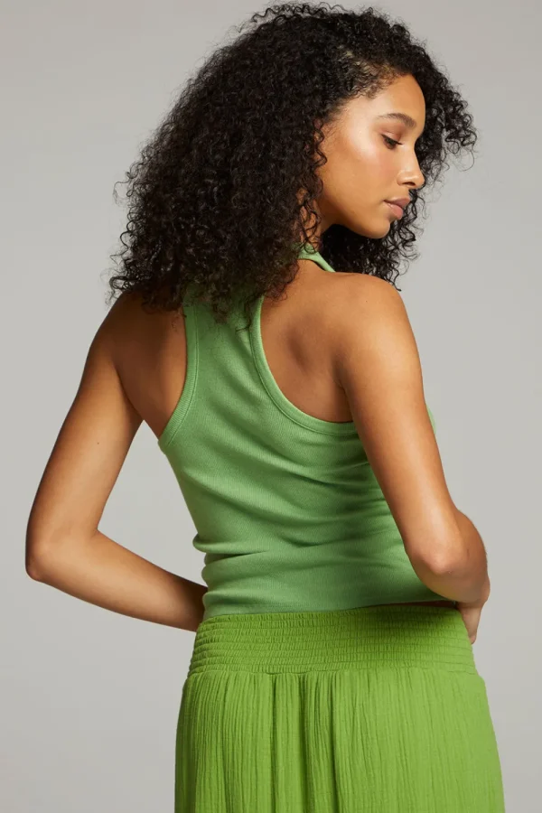 Cheap August Piquant Green Tank Top Women Loungewear | Tops