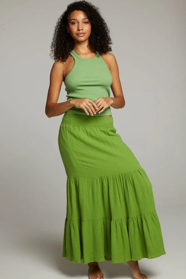 Cheap August Piquant Green Tank Top Women Loungewear | Tops
