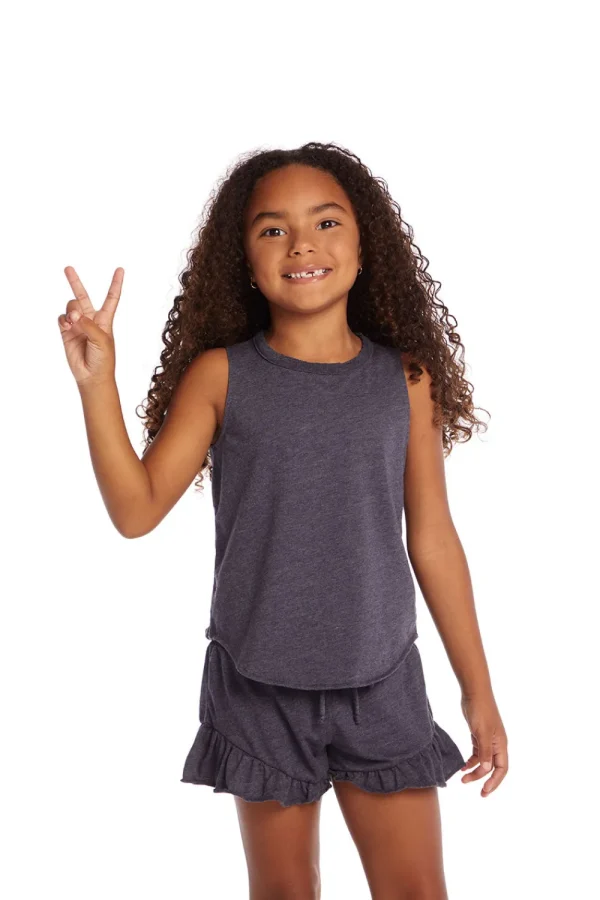 Store Avalon Girls Vintage Jersey Shirttail Muscle Kids Girls