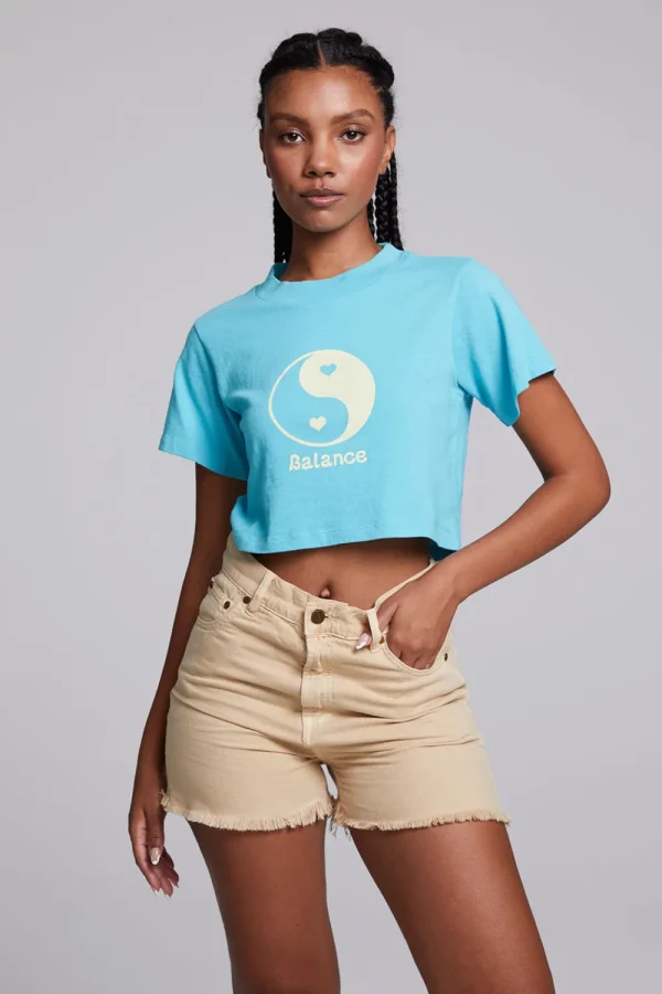 Outlet Balance Crop Tee Women Loungewear | Graphics
