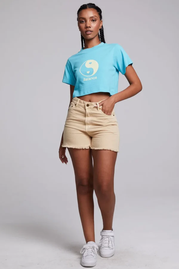 Outlet Balance Crop Tee Women Loungewear | Graphics