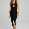 Hot Balboa Midi Dress - Black Onyx Women Loungewear | Dresses