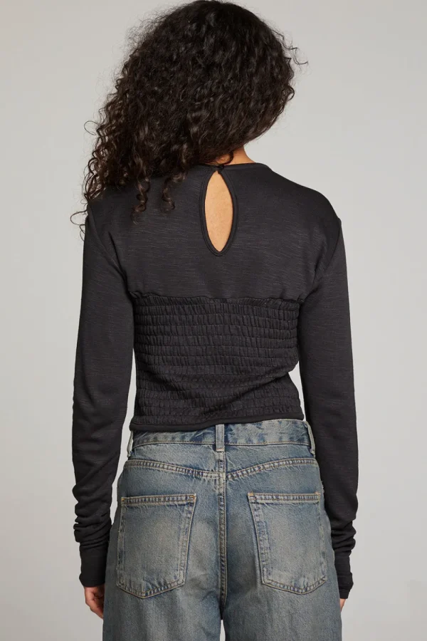 Discount Baysidee Licorice Long Sleeve Women Loungewear | Tops