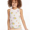 Hot Beach Balls & Umbrellas Girls Tank Top Kids Girls
