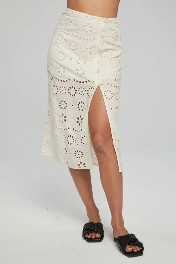 New Belle Midi Skirt - Gardenia Women Loungewear | Bottoms
