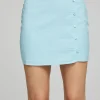Online Belle Mini Skirt - Clear Sky Women Loungewear | Bottoms