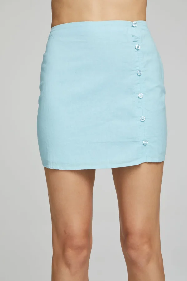 Online Belle Mini Skirt - Clear Sky Women Loungewear | Bottoms