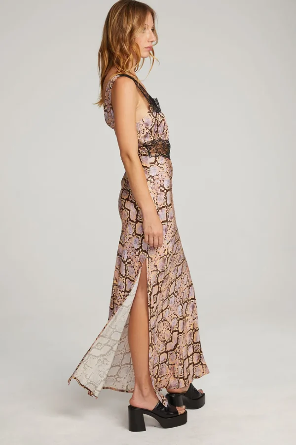 Sale Belle Python Print Maxi Dress Women Loungewear | Dresses