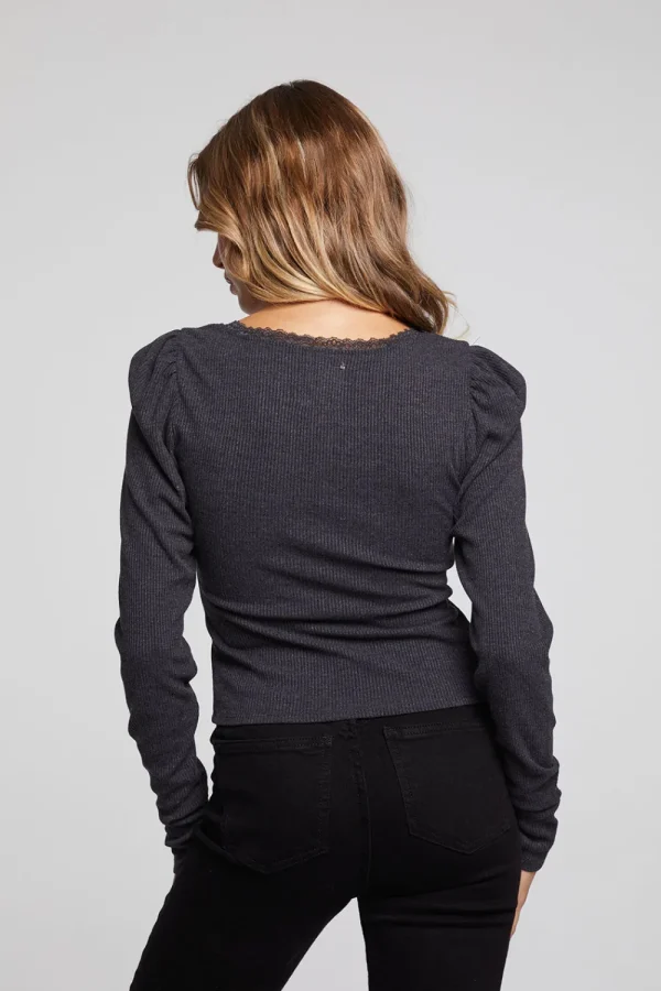 Best Sale Betsey Licorice Long Sleeve Women Loungewear | Tops