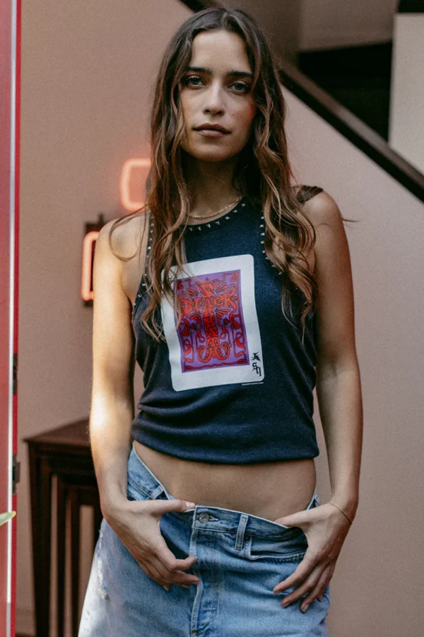 Shop Black Sabbath Cross Tank Women Loungewear | Tops