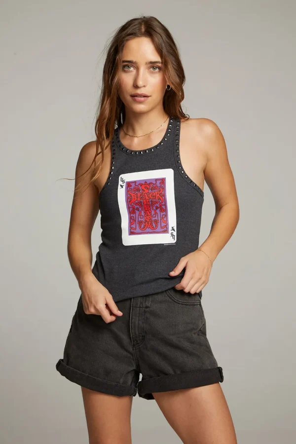 Shop Black Sabbath Cross Tank Women Loungewear | Tops