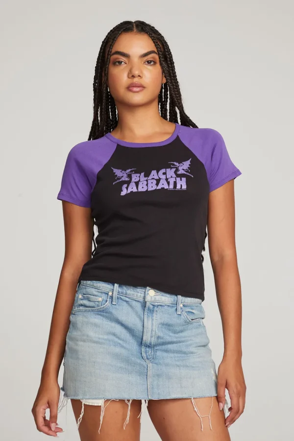 Discount Black Sabbath Henry Logo Tee Women Loungewear | Music