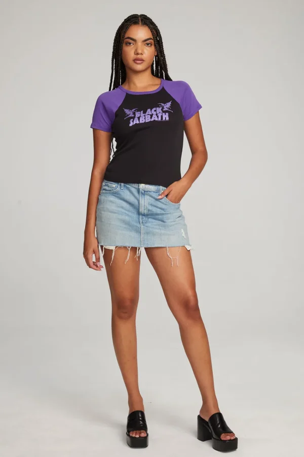 Discount Black Sabbath Henry Logo Tee Women Loungewear | Music