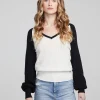 Sale Blackheart Shadow & White Star Long Sleeve Women Loungewear | Tops