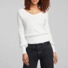 New Blackheart White Star Long Sleeve Women Loungewear | Tops