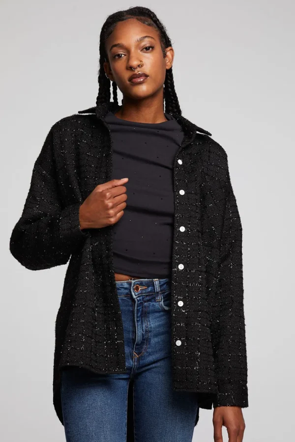 Online Blake Licorice Button Down Women Loungewear | Tops