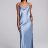 Fashion Bleeker Blue Grotto Midi Dress Women Loungewear | Dresses