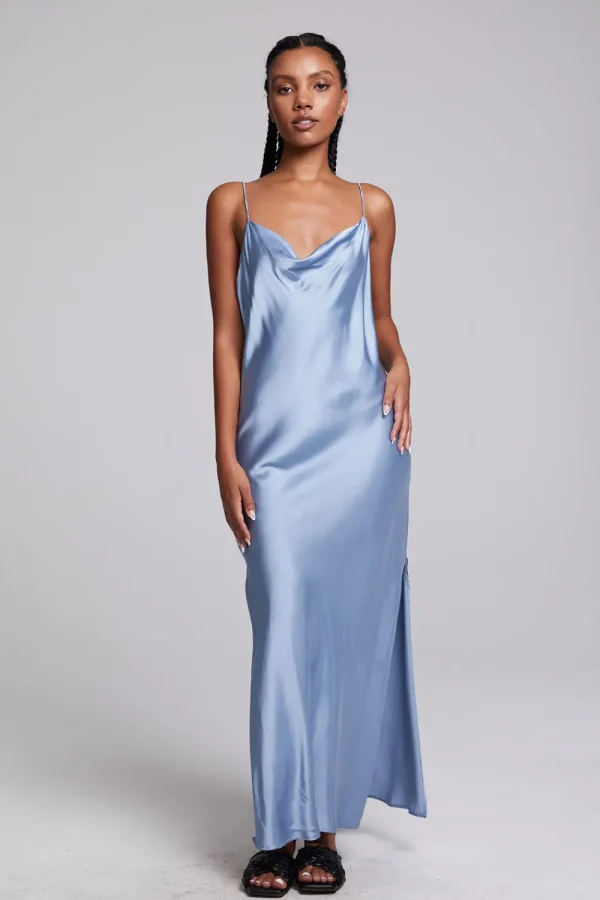 Fashion Bleeker Blue Grotto Midi Dress Women Loungewear | Dresses