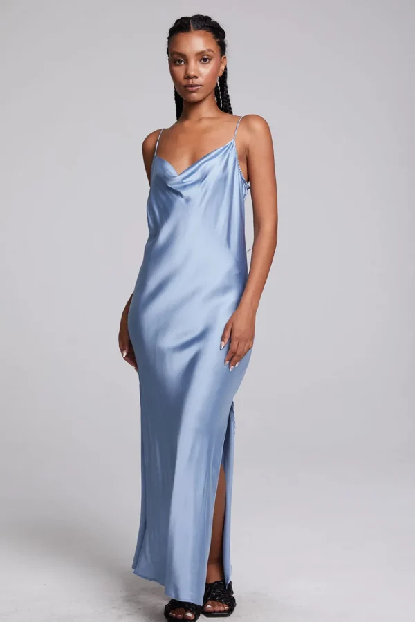Fashion Bleeker Blue Grotto Midi Dress Women Loungewear | Dresses