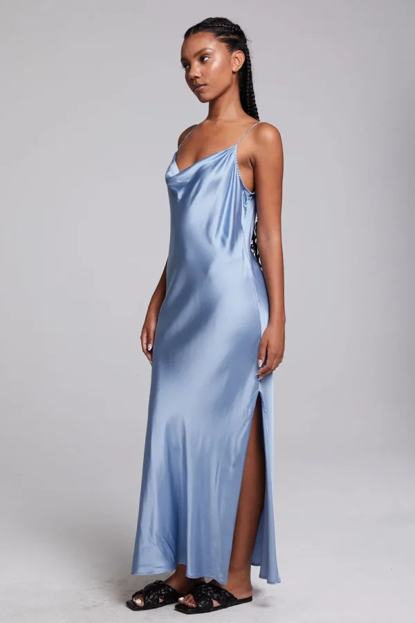 Fashion Bleeker Blue Grotto Midi Dress Women Loungewear | Dresses