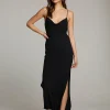 Cheap Bleeker Licorice Slip Dress Women Loungewear | Dresses