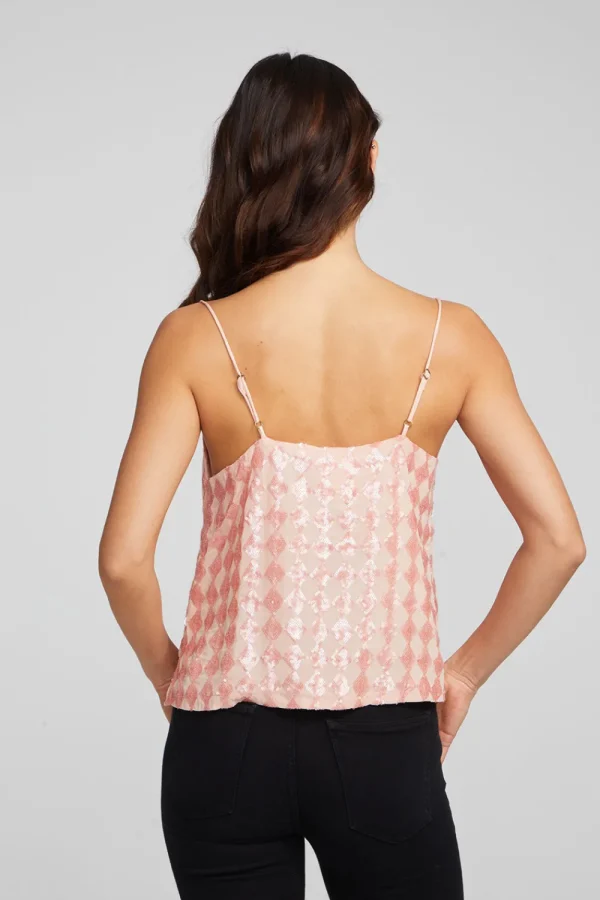 Flash Sale Bleeker Tank Top Embellished Check Women Loungewear | Tops