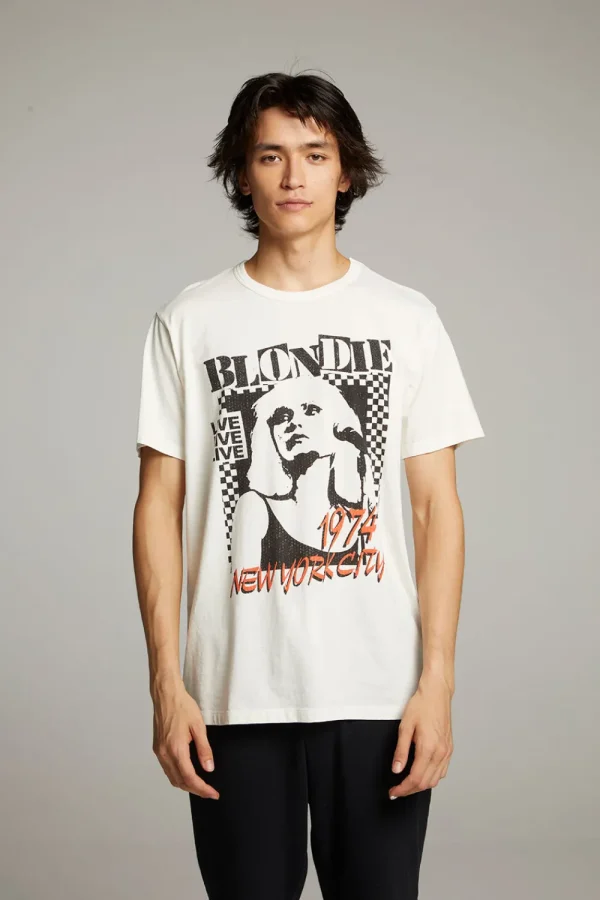 Sale Blondie New York City 1974 Crew Neck Tee Women Tops | Music