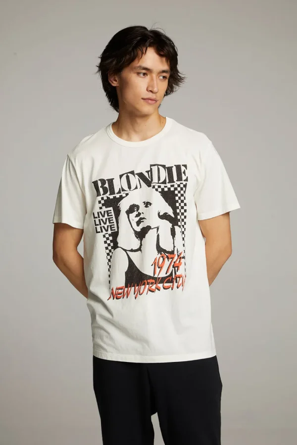 Sale Blondie New York City 1974 Crew Neck Tee Women Tops | Music