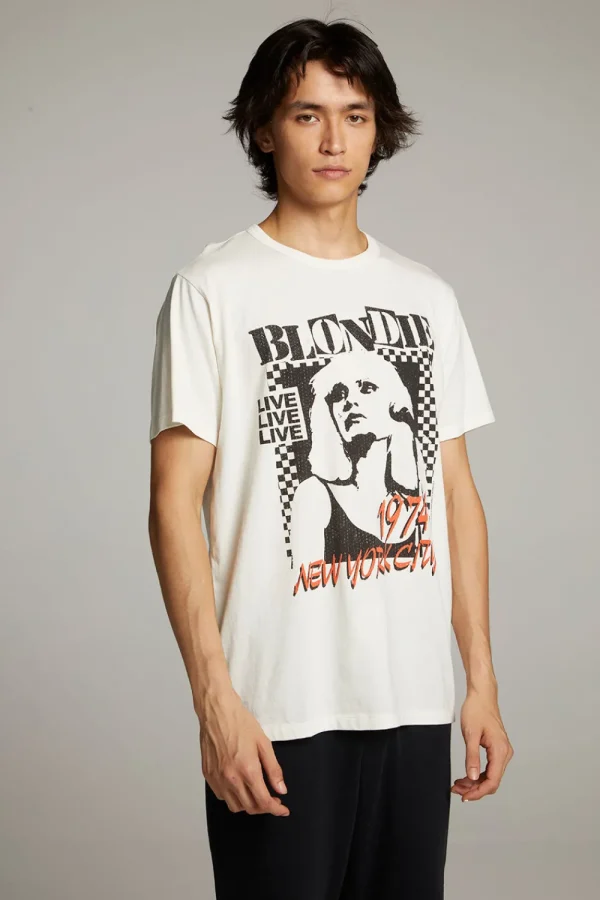 Sale Blondie New York City 1974 Crew Neck Tee Women Tops | Music