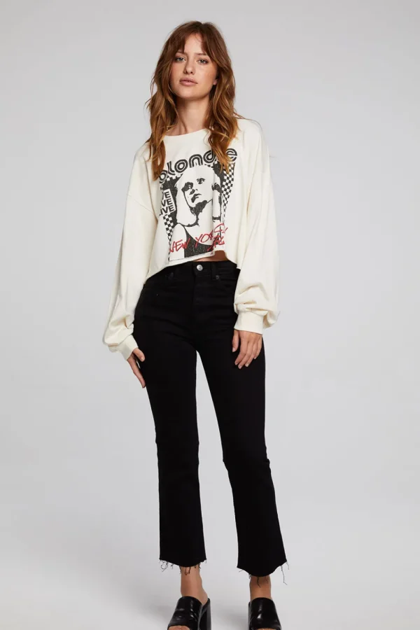 Cheap Blondie New York City 1974 Pullover Women Loungewear | Music