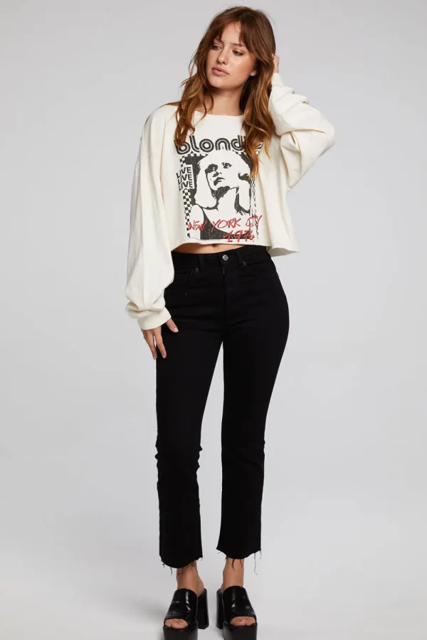 Cheap Blondie New York City 1974 Pullover Women Loungewear | Music