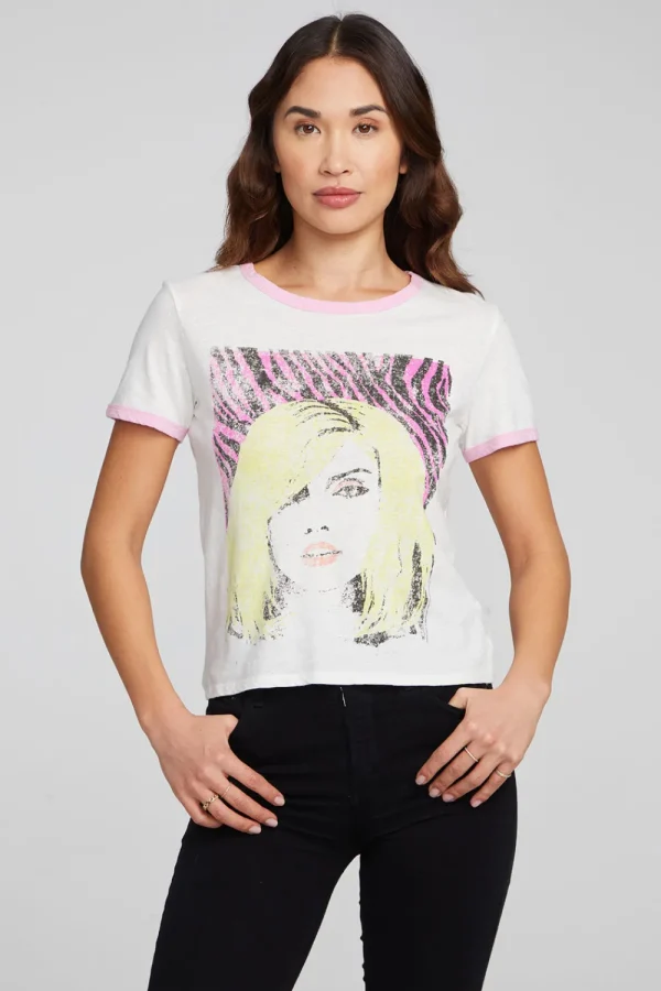 New Blondie Punk Poster Ringer Tee Women Loungewear | Music