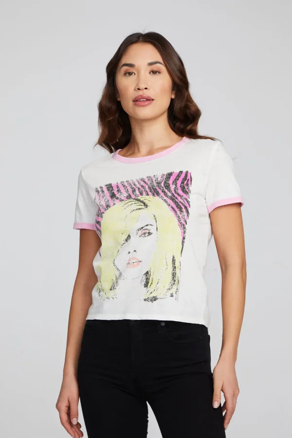 New Blondie Punk Poster Ringer Tee Women Loungewear | Music