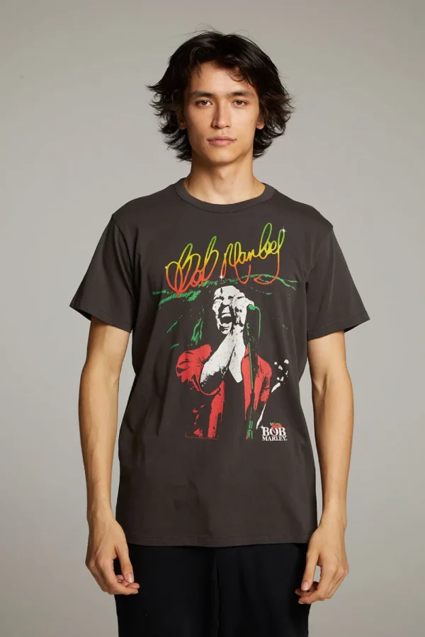 Clearance Bob Marley Live On Stage Crew Neck Tee Women Tops | Music