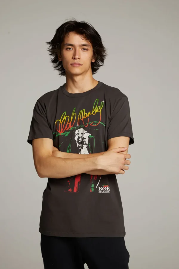 Clearance Bob Marley Live On Stage Crew Neck Tee Women Tops | Music