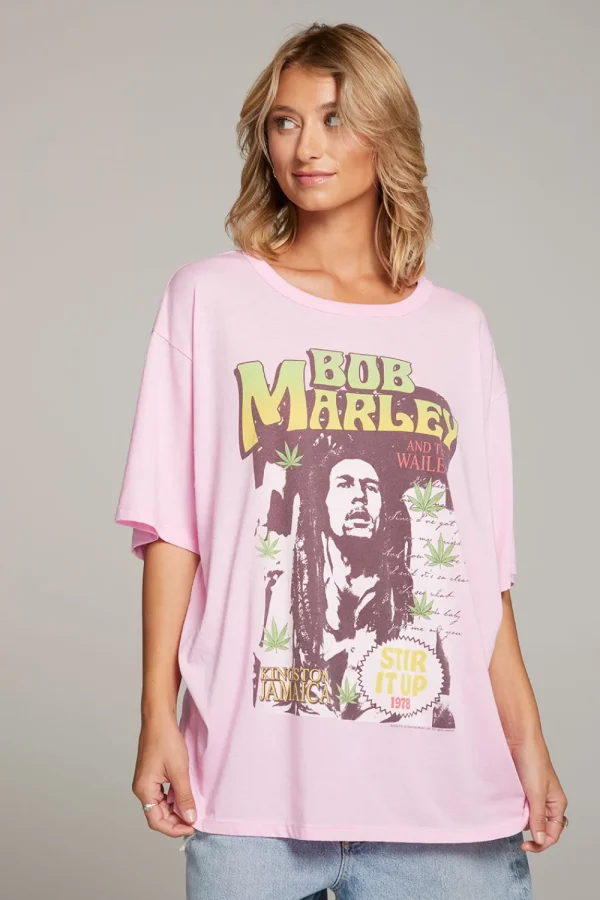 Sale Bob Marley Stir It Up One Size Tee Women Loungewear | Music