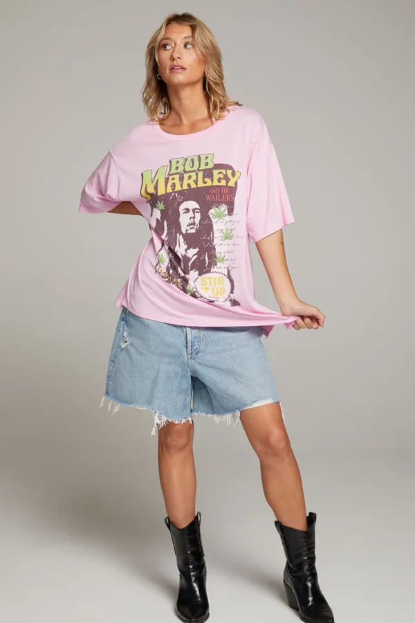 Sale Bob Marley Stir It Up One Size Tee Women Loungewear | Music