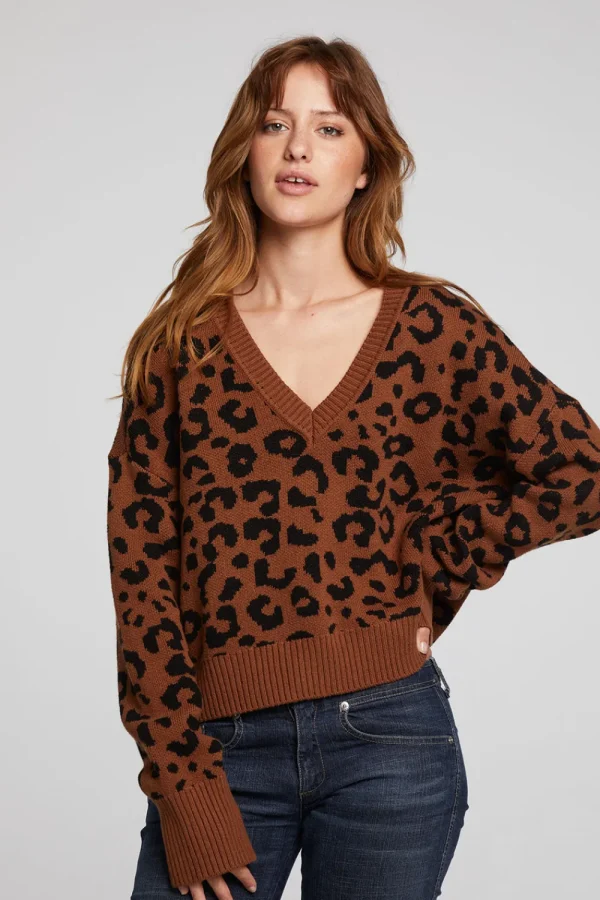Discount Bolinas Leopard Print Pullover Women Outerwear | Loungewear