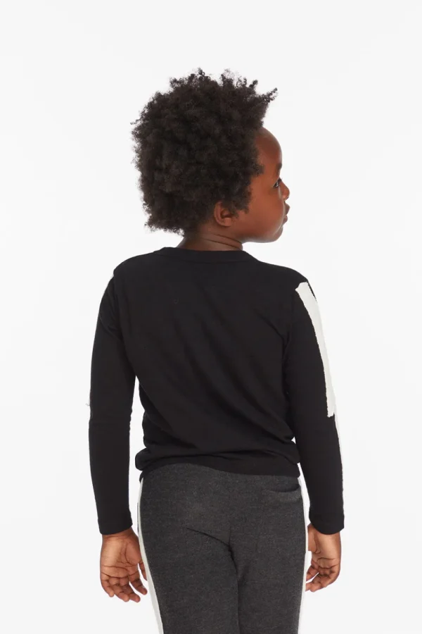 Outlet Bolt Crew Neck Licorice Long Sleeve Tee Kids/BOY Boys