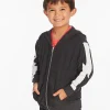 Shop Bolt Licorice Long Sleeve Zip Up Hoodie Kids/BOY Boys