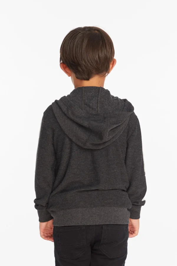 Shop Bolt Licorice Long Sleeve Zip Up Hoodie Kids/BOY Boys