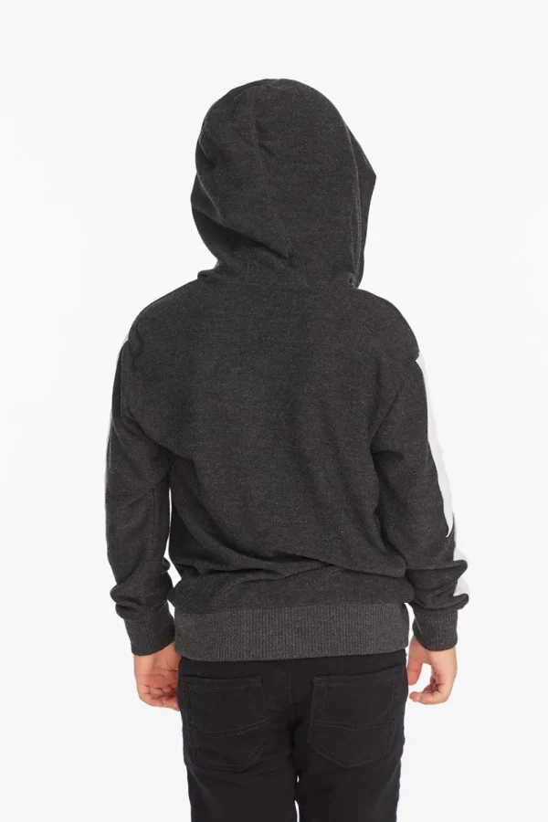 Shop Bolt Licorice Long Sleeve Zip Up Hoodie Kids/BOY Boys