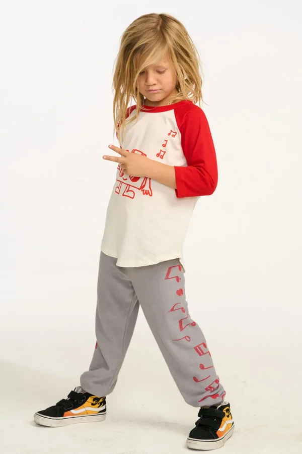 New Boombox Boys 3/4 Sleeve Raglan Baseball Tee Kids/BOY Boys