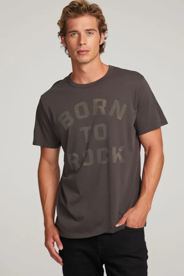 Shop Born To Rock Mens Tee Tops
