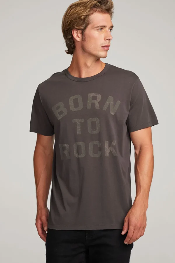 Shop Born To Rock Mens Tee Tops