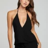 Cheap Bowery Halter Top - Black Onyx Women Loungewear | Tops