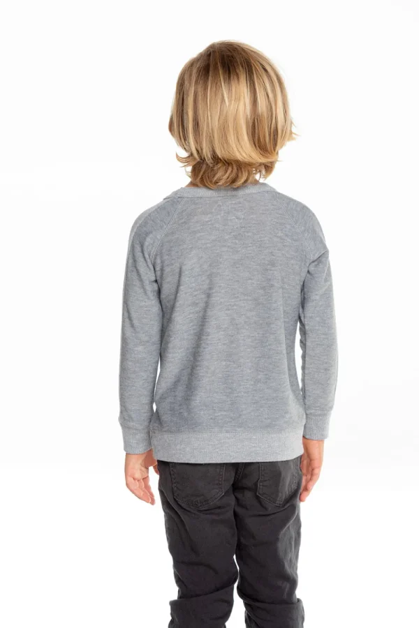 Store Boys Cozy Knit Long Sleeve Rib Panel Raglan Pullover Kids/BOY Boys