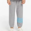 Clearance Boys Heather Grey No Side Seam Jogger With Strapping Kids/BOY Boys