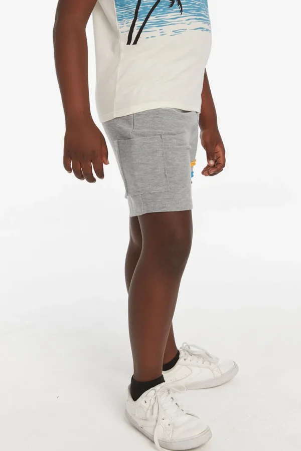 Flash Sale Boys Heather Grey Short With Strapping Kids/BOY Boys